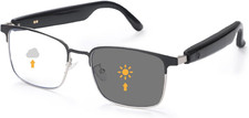 Bluetooth Audio Smart Glasses, Blue Light Glasses for Women Men, Remote Shooting