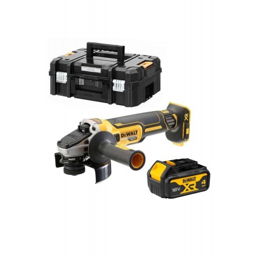 Meuleuse d'angle sans fil 125 mm 18V moteur Brushless haute performance et batterie 4Ah