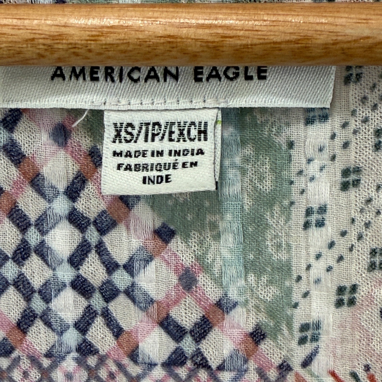 American Eagle Womens Boho Patchwork Colorful Bab… - image 4