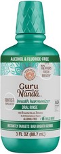 GuruNanda Fresh Breath Mouthwash Wild Mint Al...