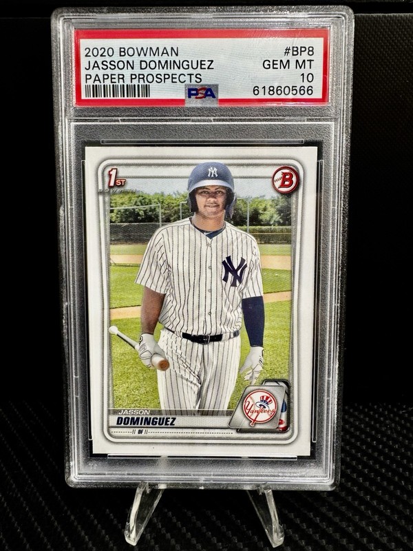 2020 Bowman 🔥Jasson Dominguez Paper Prospects #BP8 🔥 Yankees PSA 10 Gem Mint