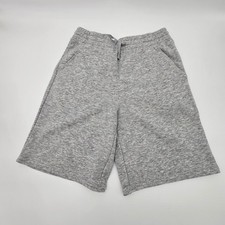 Epic Threads Kids Knit Shorts Drawstring Heather Sterling Grey S 7-8 NEW