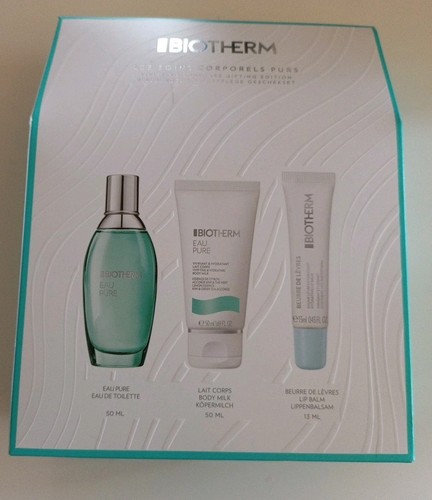 Biotherm Geschenkset EAU PURE - LES SOINS CORPORELS PURS EAU PURE EDT 50 ml NEU