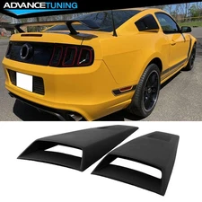 Fits 05-14 Ford Mustang Coupe Eleanor Side Quarter Window Louvers Scoop Cover