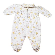 Classic Pooh by Disney One Piece Footed Sleeper 0-3 Months Romper