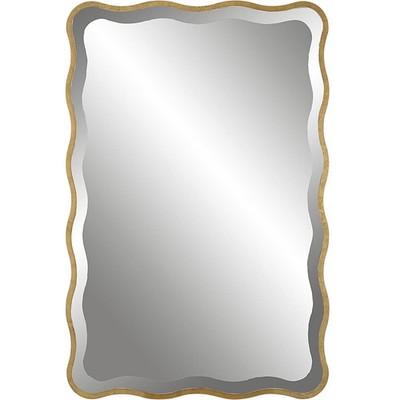 Uttermost 09827 Aneta 36 X 24 inch Aged Gold Mirror