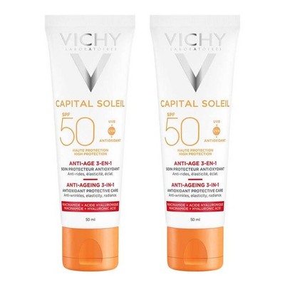 Vichy Ideal Soleil Anti-Age Creme LSF 50  · 2x50 ml · PZN 08032577