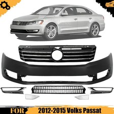 Front Bumper Cover Paintable Grille Assembly Kit For 2012-2015 Volks Passat Front Bumper Cover Paintable Grille Assembly Kit For 2012-2015 Volks Passat