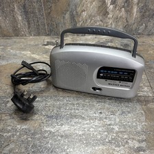 Matsui MATR404 analog portable radio receiver AM FM vintage battery mains 