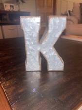 Metal K letter From hobby Lobby 7-5 1/2 Inches