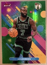 Jaylen Brown 2025-26 Topps Finest Green /75 Common Boston Celtics #22