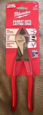 Milwaukee MT508 8" Diagonal Dipped Grip Cutting Pliers - Made In USA