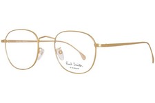 Paul Smith Arnold-V1 PSOP008V1-04 Eyeglasses Men's Matte Gold/Blue Block 49mm