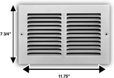 Rocky Mountain Goods 10 x 6 Inch Air Return Grille - Heavy Duty Steel with Premi