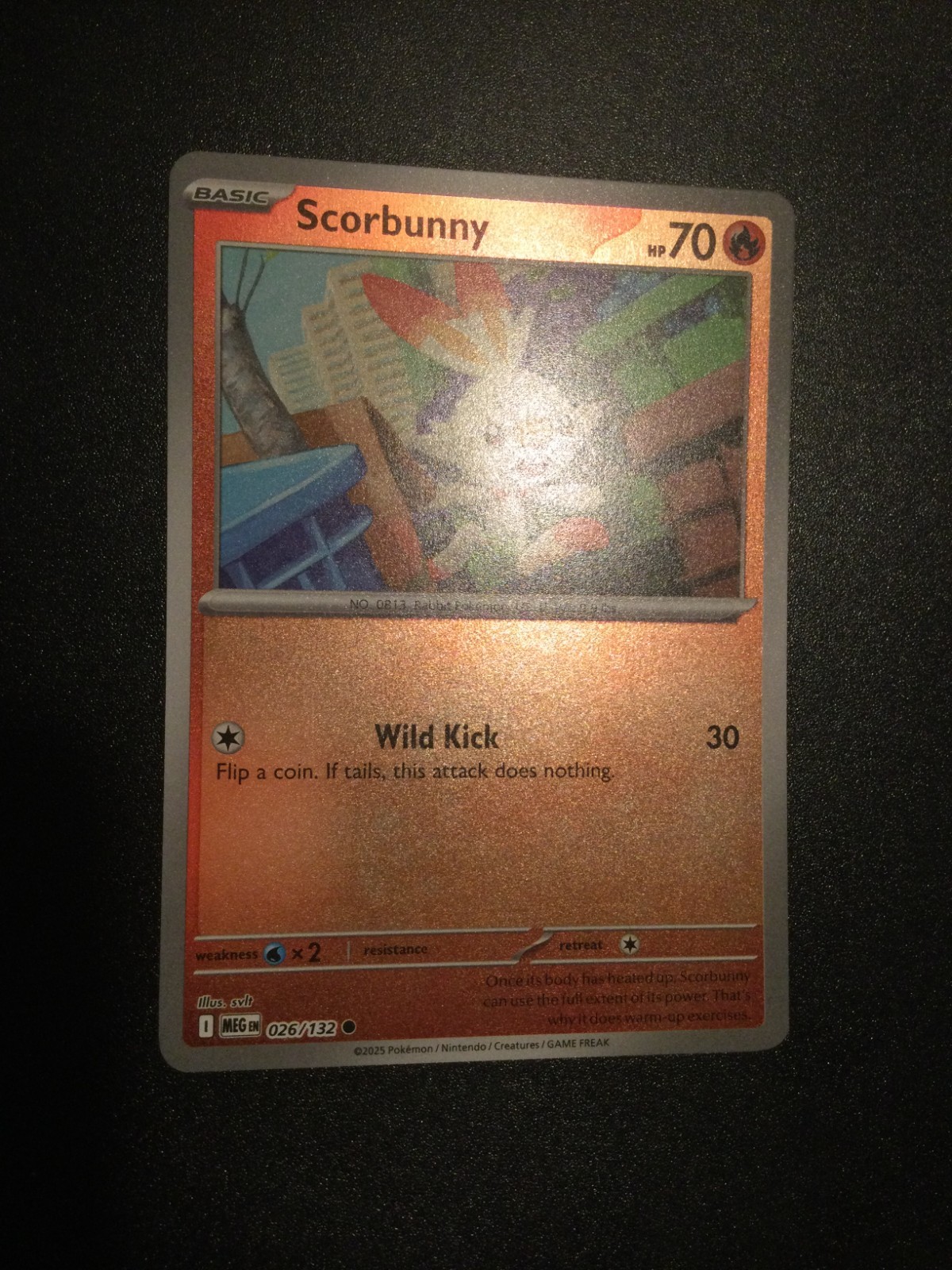 Scorbunny 26/132 Common | Mega Evolution | Pokemon Card