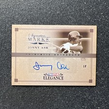 2007 TriStar JONNY ASH #SM-JA Elegance Signature Marks RC AUTO - BASEBALL CARD