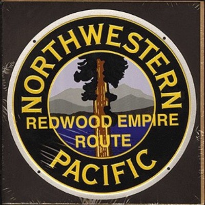 Microscale 10033 Die-Cut Metal Sign, Northwestern Pacific