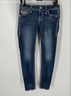 Rock Revival Womens Blue Medium Wash Denim Skinny Leg Jeans Size 8-10 — photo 1