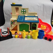 VINTAGE 1976 FISHER PRICE SESAME STREET CLUBHOUSE PLAYSET 937