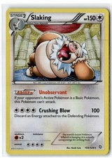 2012 Pokemon Dragons Exalted Slaking Holo Rare #103/124