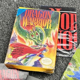 Dragon Warrior 1 (Nintendo NES) Complete in Box CIB W/ Map Poster Nintendo Power