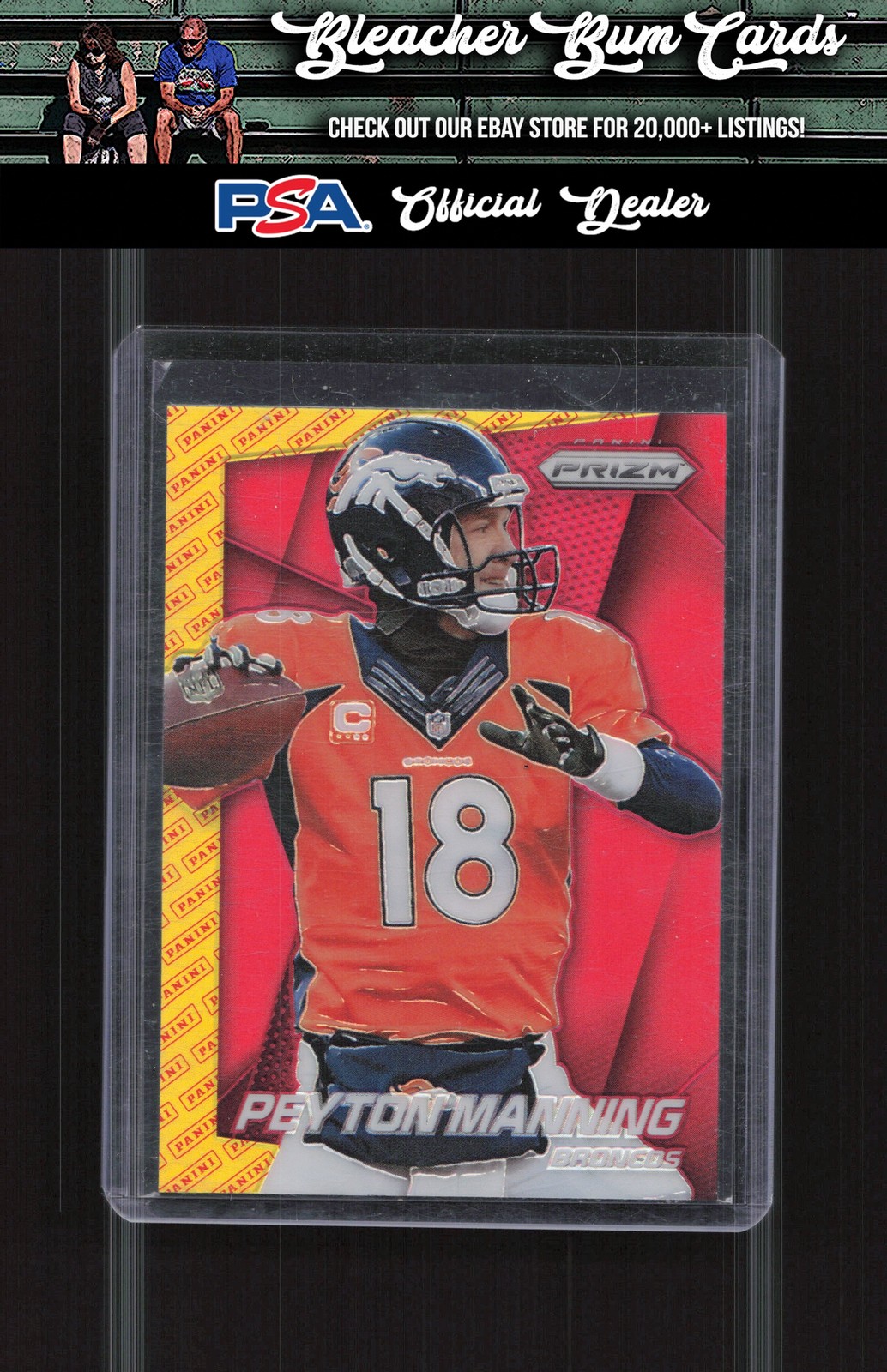 2014 Panini Prizm 58 Peyton Manning Panini Logo Prizm