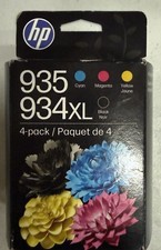 NEW HP 934XL Black  935 Cyan/Magenta,/Yellow EXP 2026 PACKAGING MAY VARY