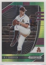 2020 Panini Prizm Draft Picks Green & Yellow Hyper RJ Dabovich #PDP114 1s8