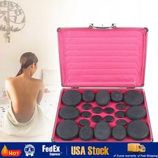 Professional Portable Massage Stone Heater Kit with 20 Therapy Hot Rocks USA
