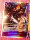 One Piece English Card Game Holo Card Rosinante & Law EB04-038 SR EN Mint