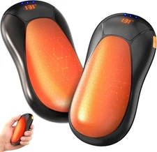 JIJ Rechargeable Hand Warmers 2 Pack - 8000mAh Electric Hand Warmers, Instant 2s