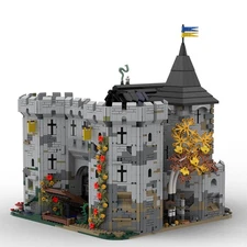 Enclosed Fortress & Medieval Castle 5812 Pieces Building Toys Kit MOC Build Gift