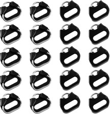 20pcs Stainless Steel Triangular Split Rings for Camera Strap Quick Release