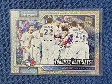 2026 Topps Series 1 Celebration Confetti Toronto Blue Jays Team Card #113