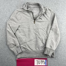 Tommy Bahama 1/2 Zip Sweater Youth Small 5-6 Yrs Grey Long Sleeve Pullover Kids