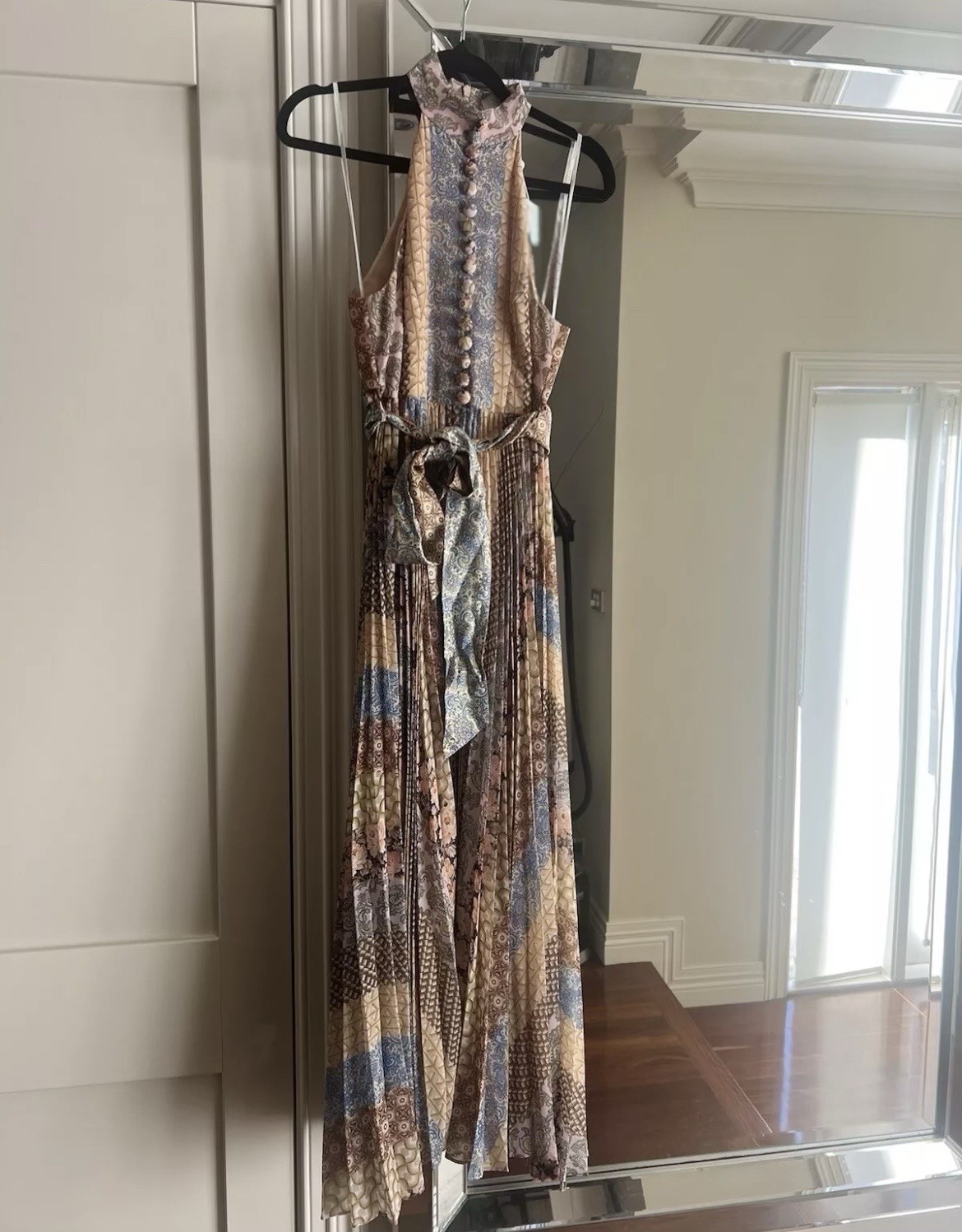 Zimmermann Sunray Picnic Patchwork Effect Midi Dr… - image 5