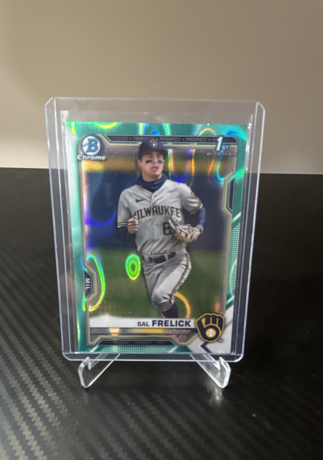 2021 Bowman Draft - Chrome Sal Frelick #BDC-172 Aqua Lava Refractor /199 (RC)