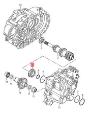 Genuine VW AUDI SKODA SEAT Beetle Bettle Bora Grooved Ball Bearing 02M311235A