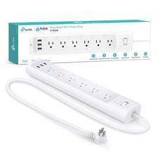 Kasa Smart Plug Power Strip HS300, Surge Protector with 6 6 Outlets, White
