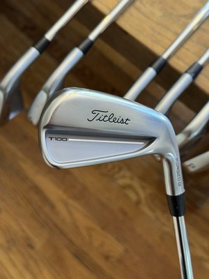 *MINT* Titleist T100  25 Iron Set (4-PW) Dynamic Gold S400 shafts (stiff)