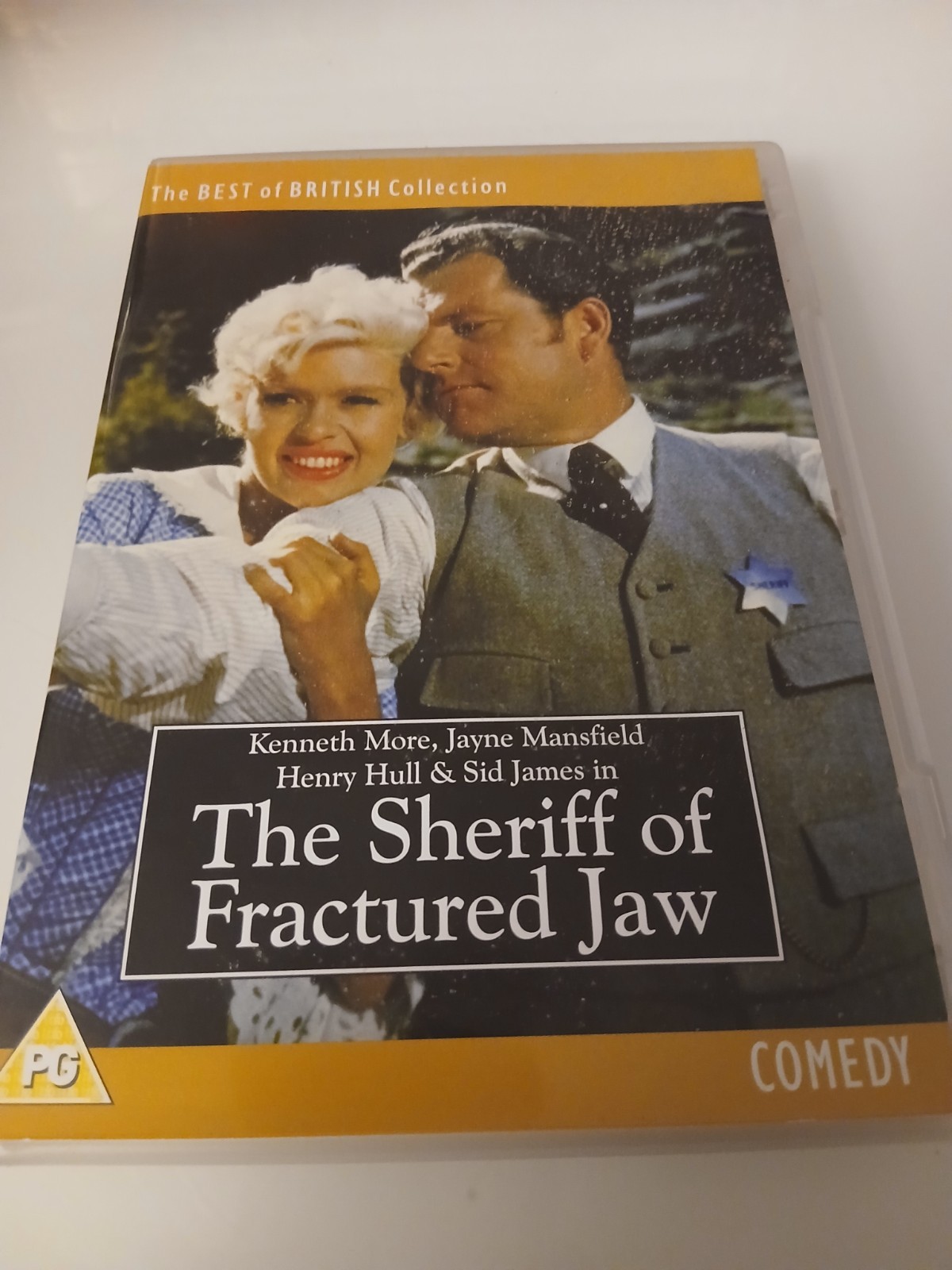 The Sheriff of Fractured Jaw DVD 1958 Kenneth More Sid James Jayne Mansfield R2