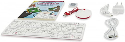 Raspberry Pi Foundation Raspberry Pi 400 Kit Mini-Pc, Weiß/Pink