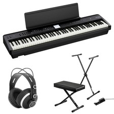 Roland FP-E50 88-Key SuperNATURAL Digital Piano Bundle with Keyboard Stand Bench