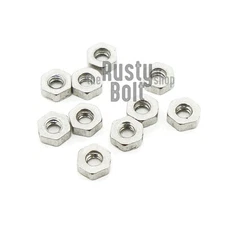 M1.6 Hex Nuts, A2 304 18-8, Stainless Steel