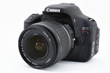 Canon EOS Kiss X5 DSLR Camera Kit with EF 18-55mm & Telephoto Lens Used