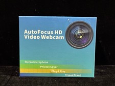 Webcam Autofocus HD 1080p Plug  Play With Built-in Mic And Tripod