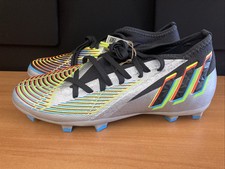 adidas Predator Edge.3 FG Soccer Cleats Shoes HR1524 Silver Men&rsquo;s Sz 5.5 Wmns 7