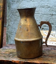 WW1/WW2 type Decorative Brass Shell Case Trench Art Vase 15 cm High Base 82 mm