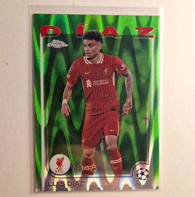 Luis Díaz /125 Topps Chrome UCC Liverpool FC 2024/25 #169