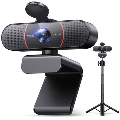 Webcam 4K UHD Autofokus Dual Mikrofon USB 73° Streaming PC Zoom Teams YouTube